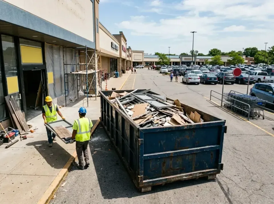 retail-store-renovation-debris-003 — frequently asked questions, Roll-off Dumpster Rentals in Manhattan, IL
